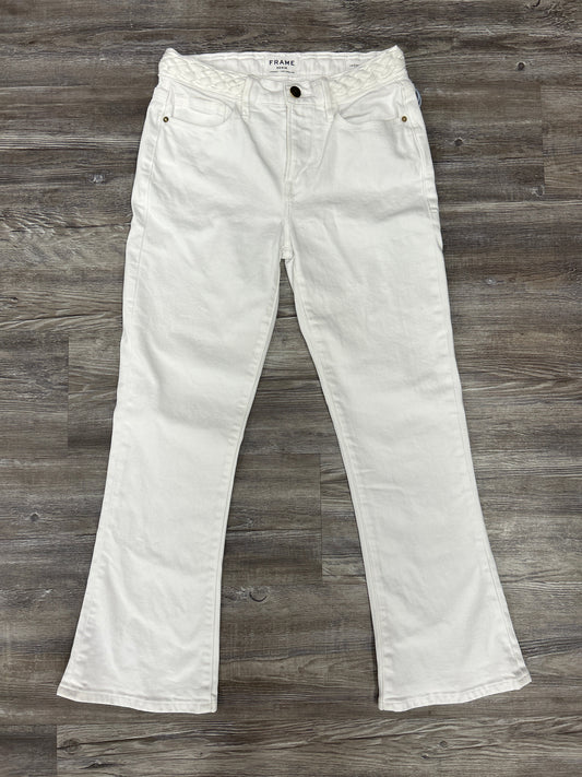 White Jeans Designer Frame, Size 0
