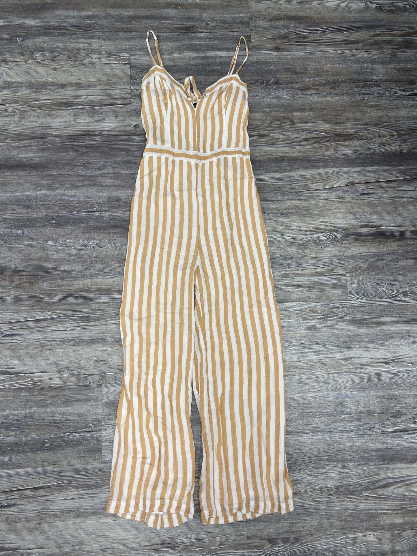Striped Pattern Jumpsuit Abercrombie And Fitch, Size Xs