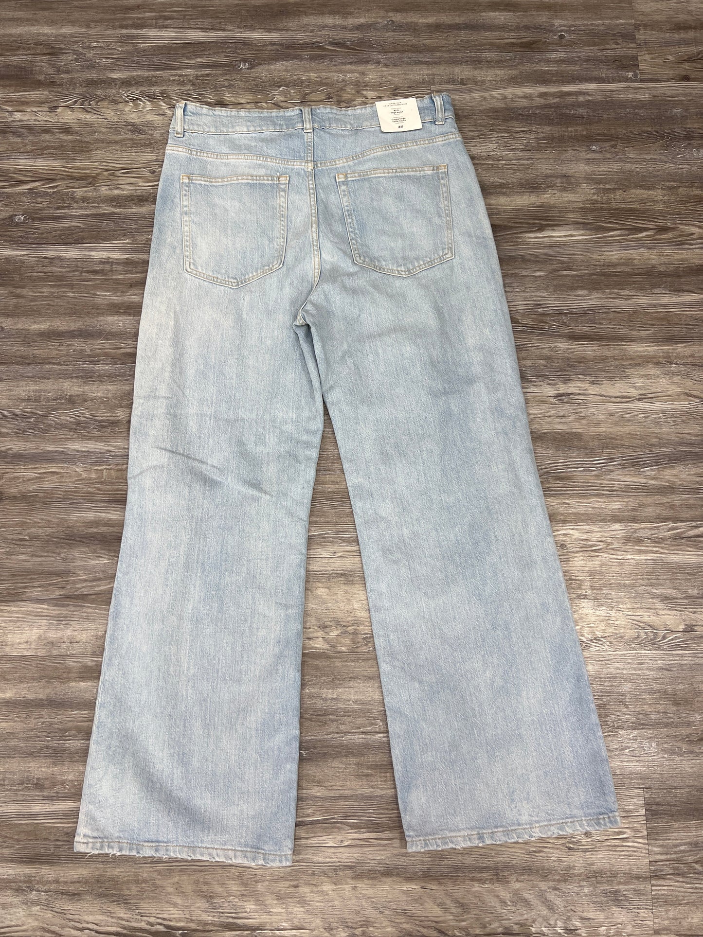 Blue Denim Jeans Straight H&m, Size 14