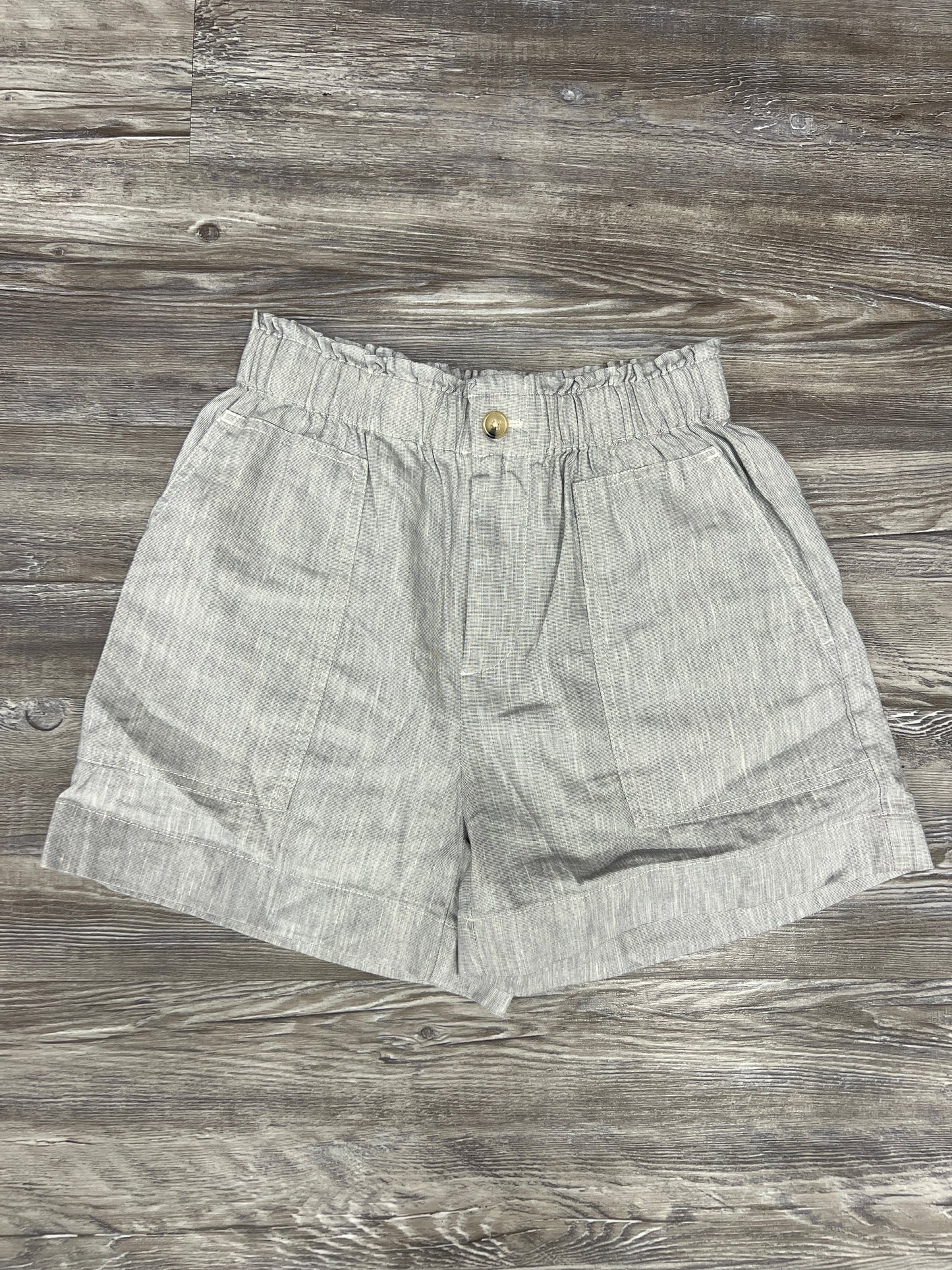Grey & White Shorts Loft, Size Xs