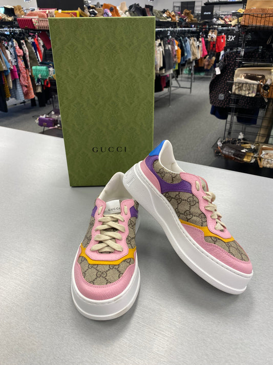 Multi-colored Shoes Luxury Designer Gucci, Size 8.5