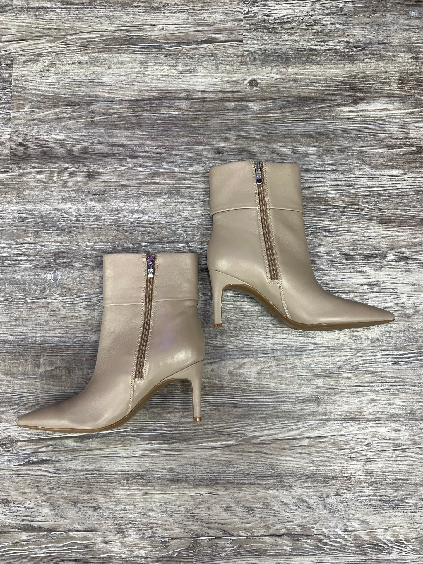 Tan Boots Mid-calf Heels Marc Fisher, Size 6.5