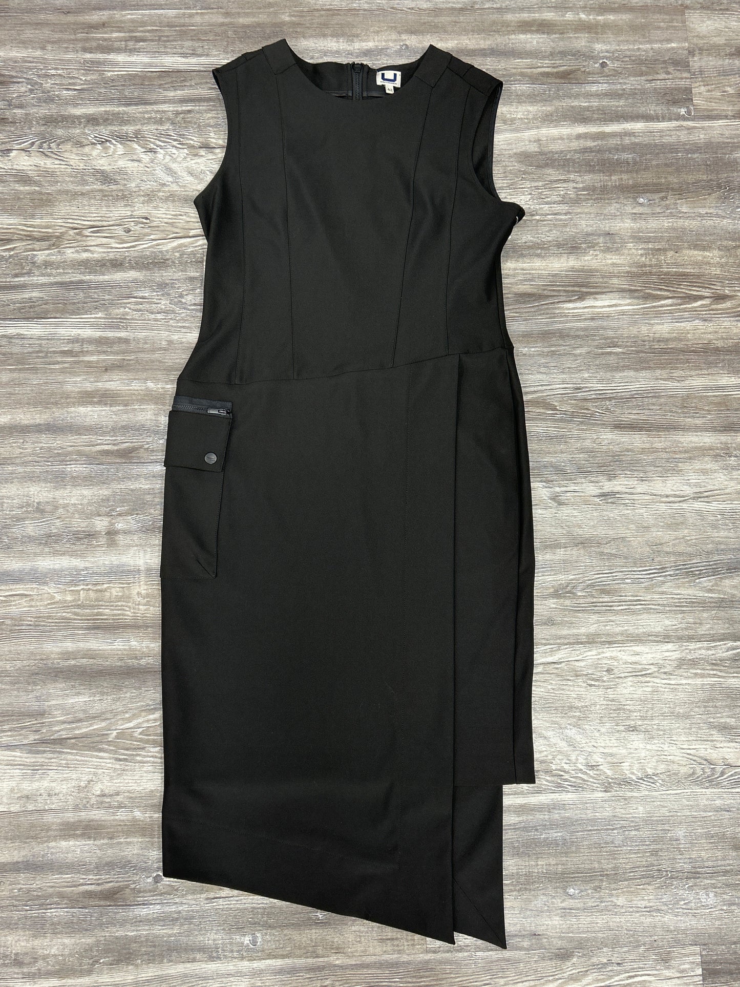 Black Dress Party Midi Cma, Size 8