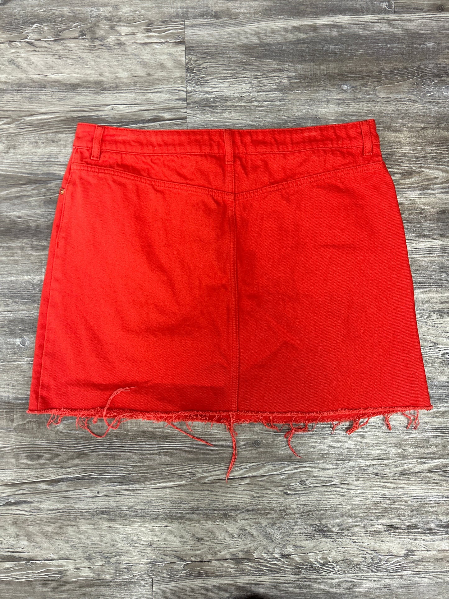 Skirt Mini & Short By Asos In Red, Size: 16