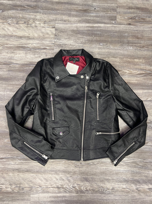 Jacket Moto By Love Tree In Black, Size: L