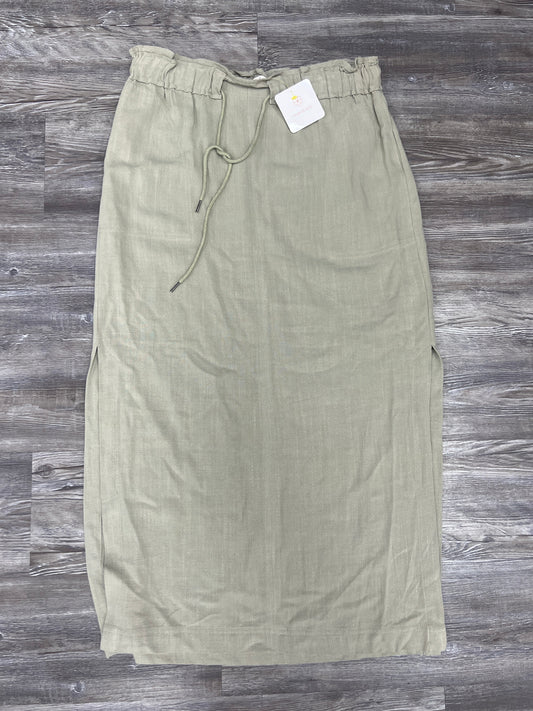 Skirt Maxi By Clothes Mentor In Green, Size: L