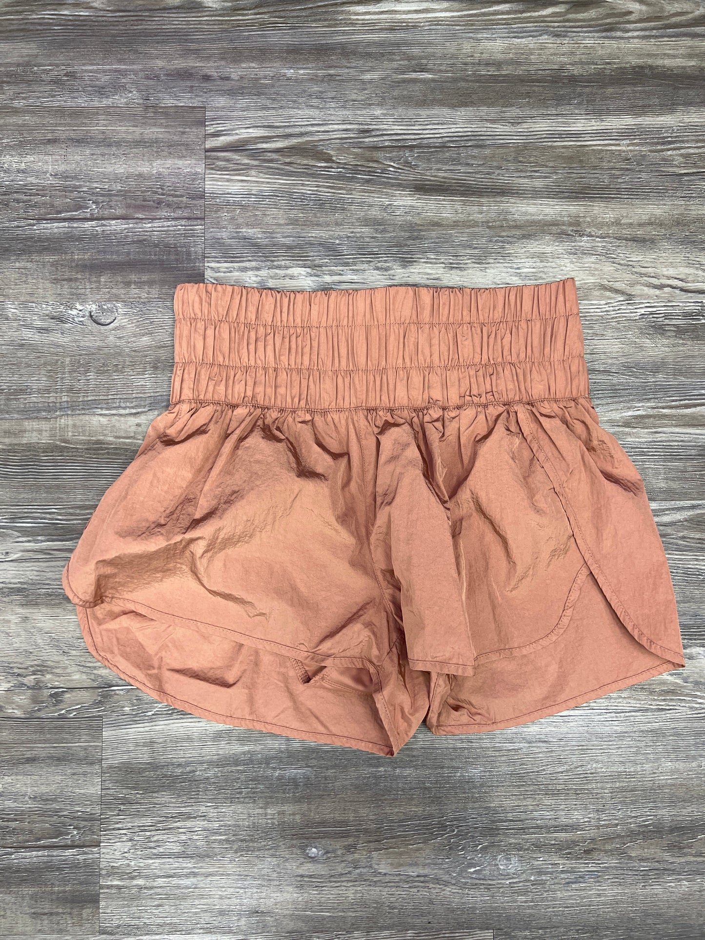 Athletic Shorts By Love Tree In Peach, Size: M