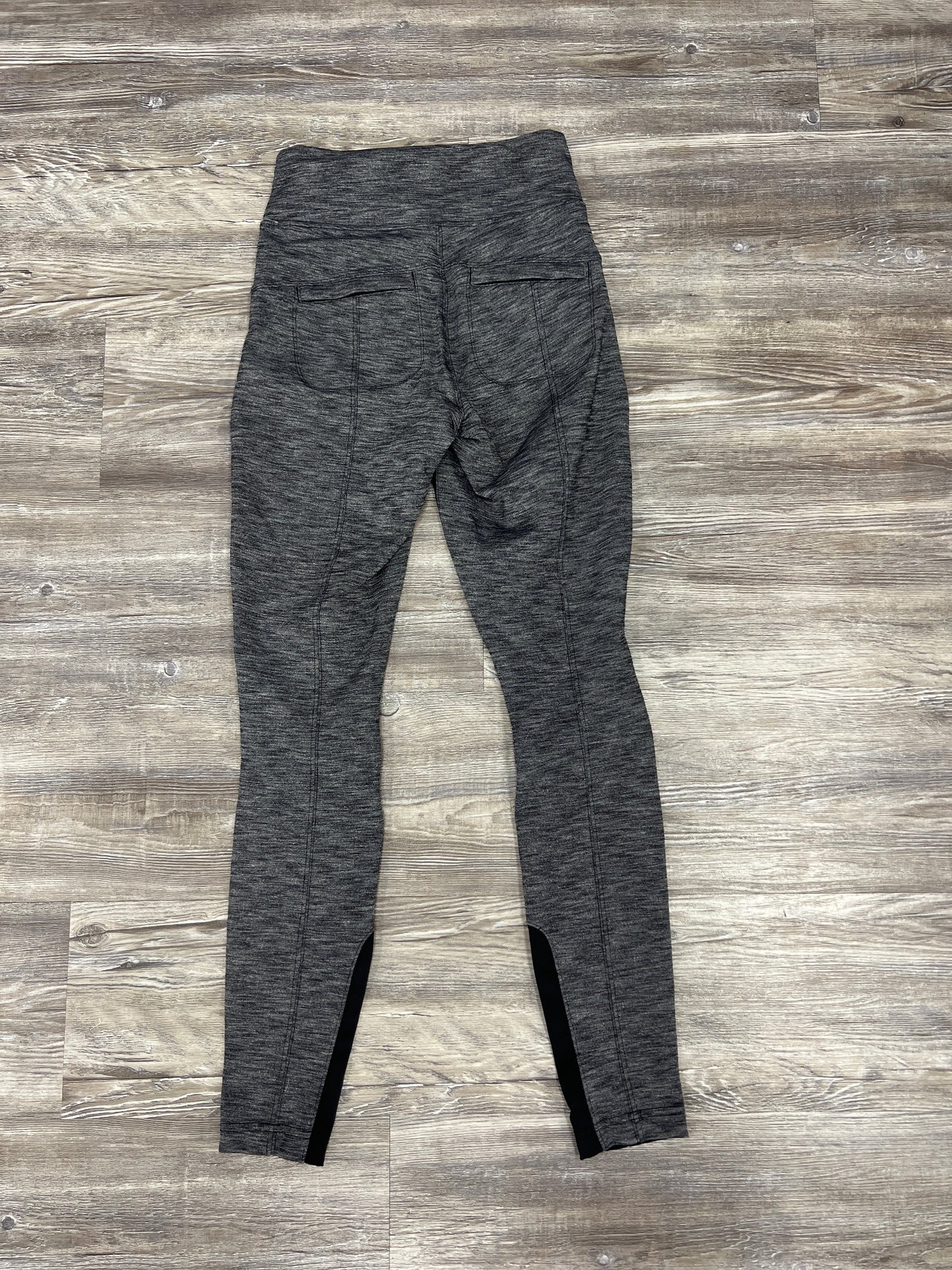 Athletic Leggings By Athleta In Black & Grey, Size: 2