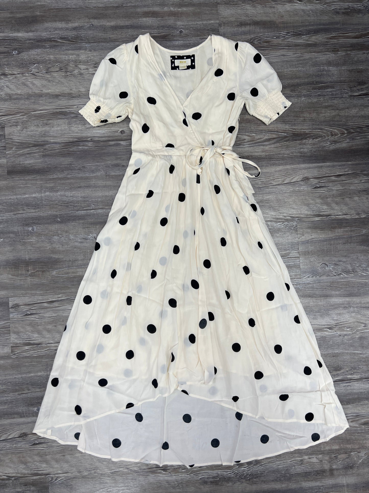 Dress Party Midi By Maeve In Polkadot Pattern, Size: 4