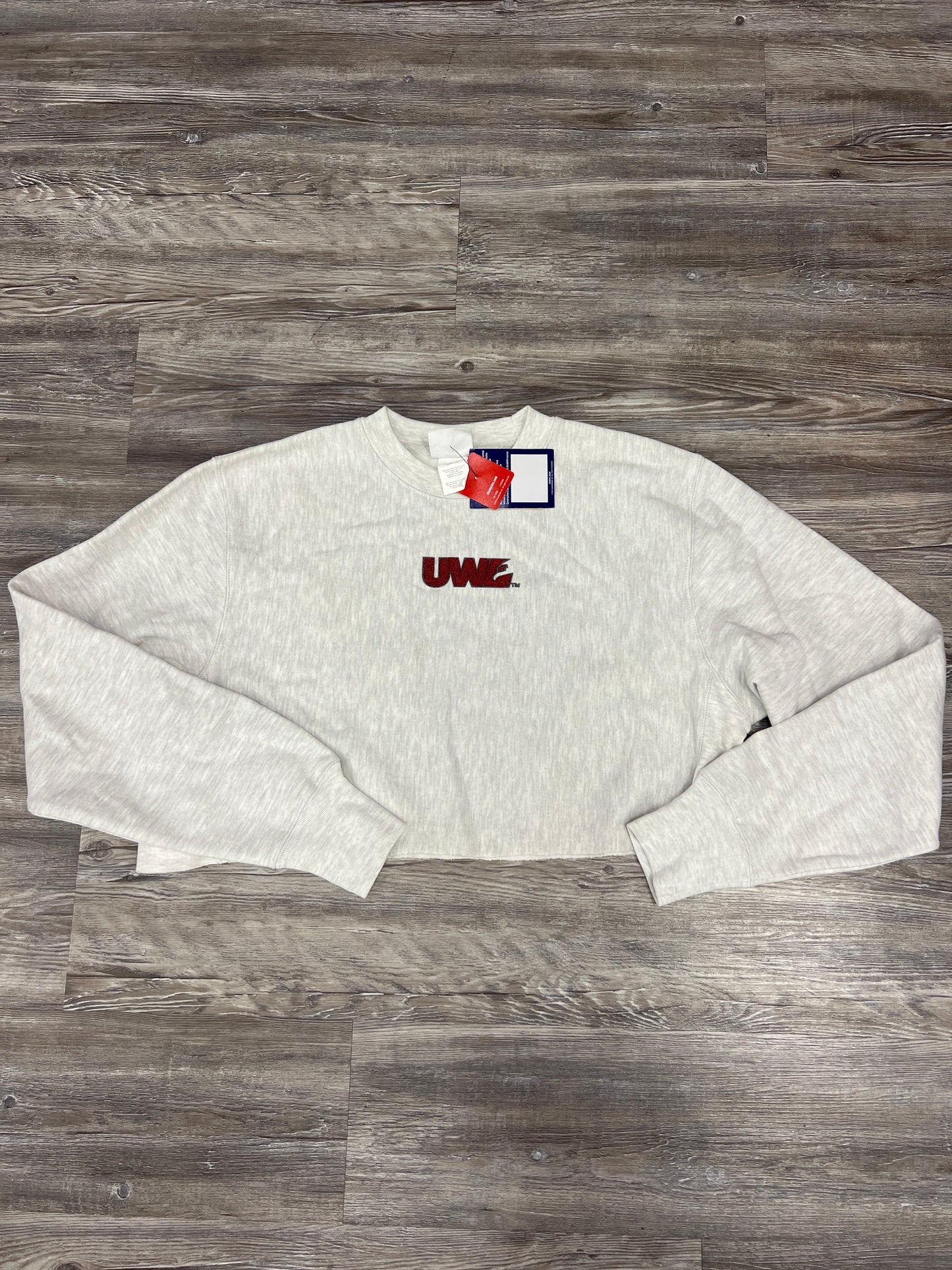 Sweatshirt Crewneck By Champion In Grey, Size: M