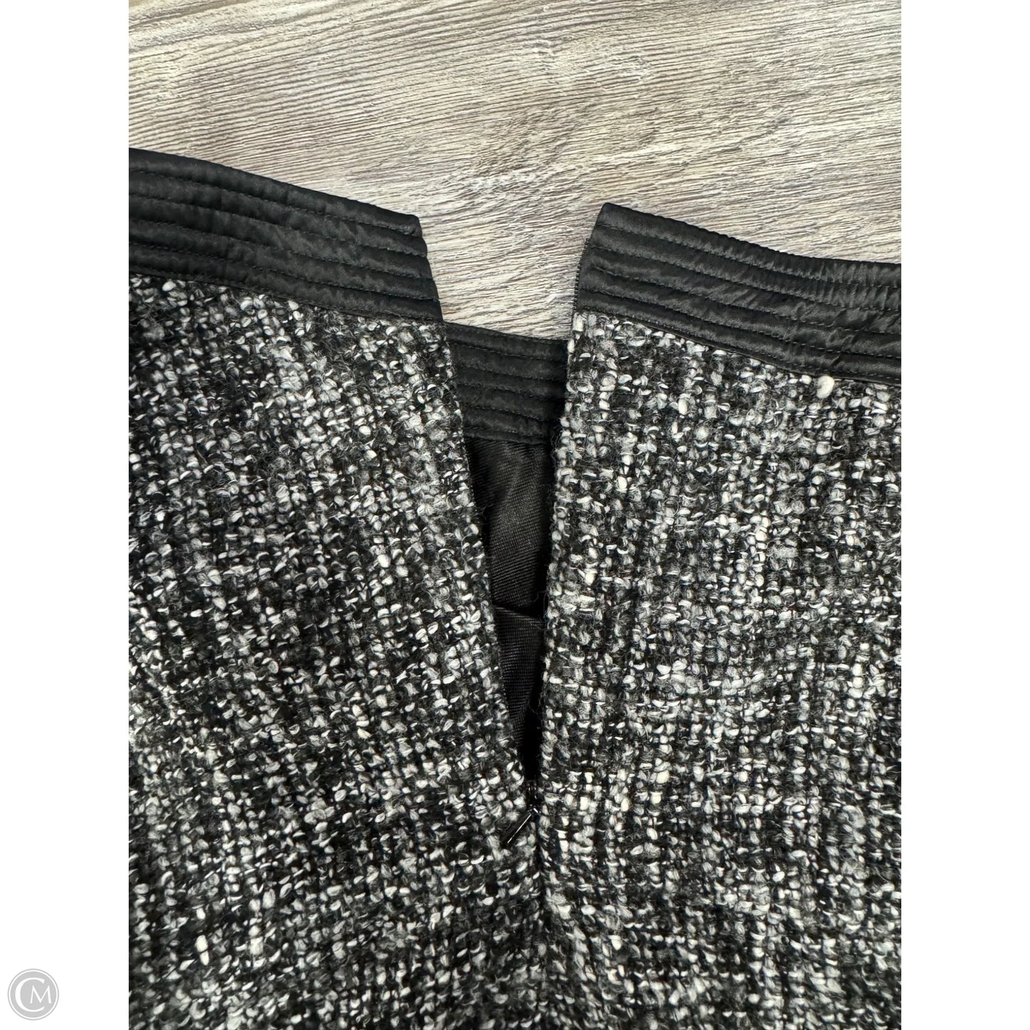 Dress Party Midi By Express In Black & Grey, Size: 8