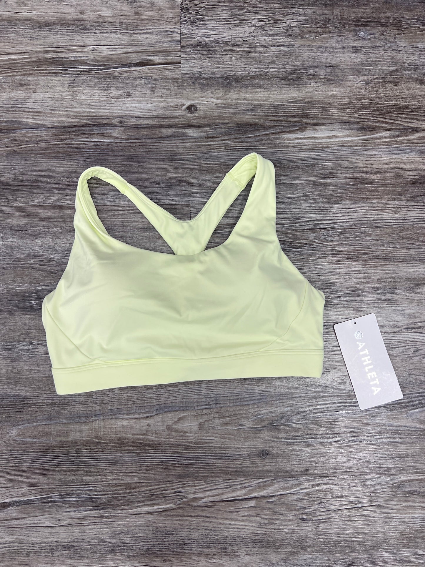 Athletic Bra By Athleta In Yellow, Size: M