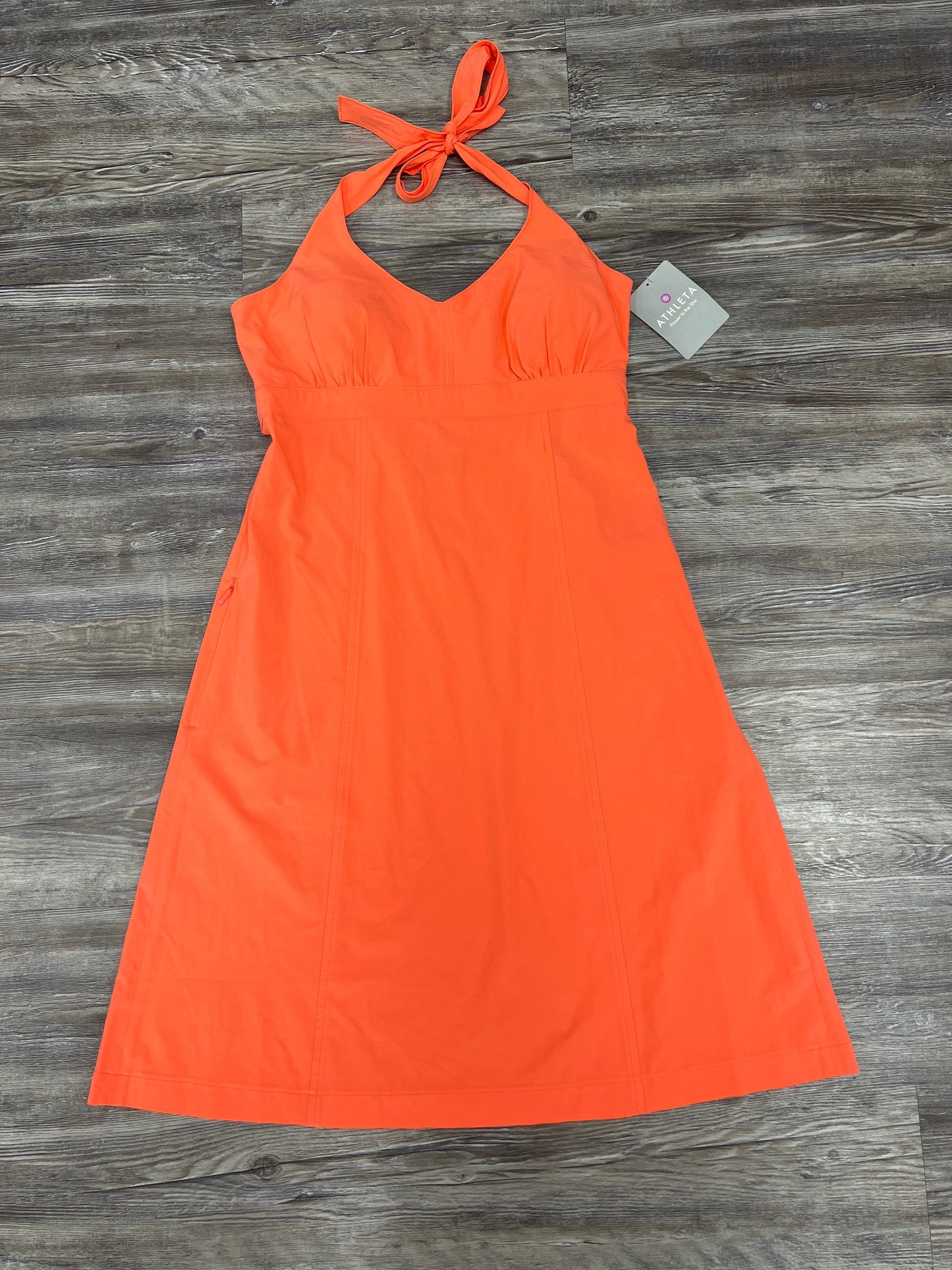 Athletic Dress By Athleta In Orange, Size: 10