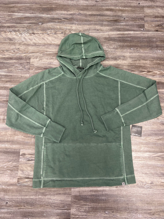 Sweatshirt Hoodie By Eddie Bauer In Green, Size: S