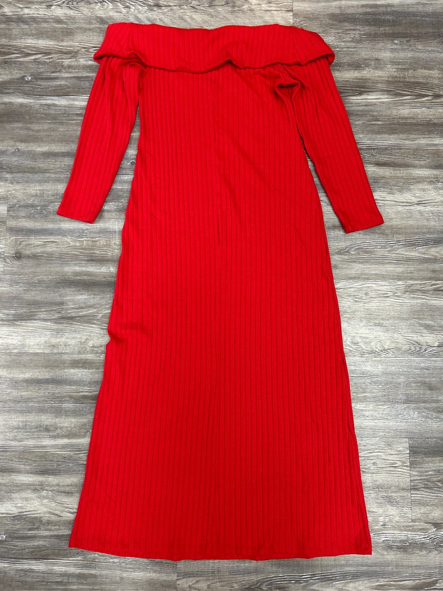 Dress Casual Maxi By Old Navy In Red, Size: L