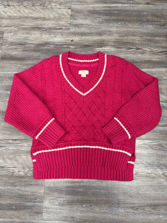 Sweater By Maeve In Pink, Size: Xs