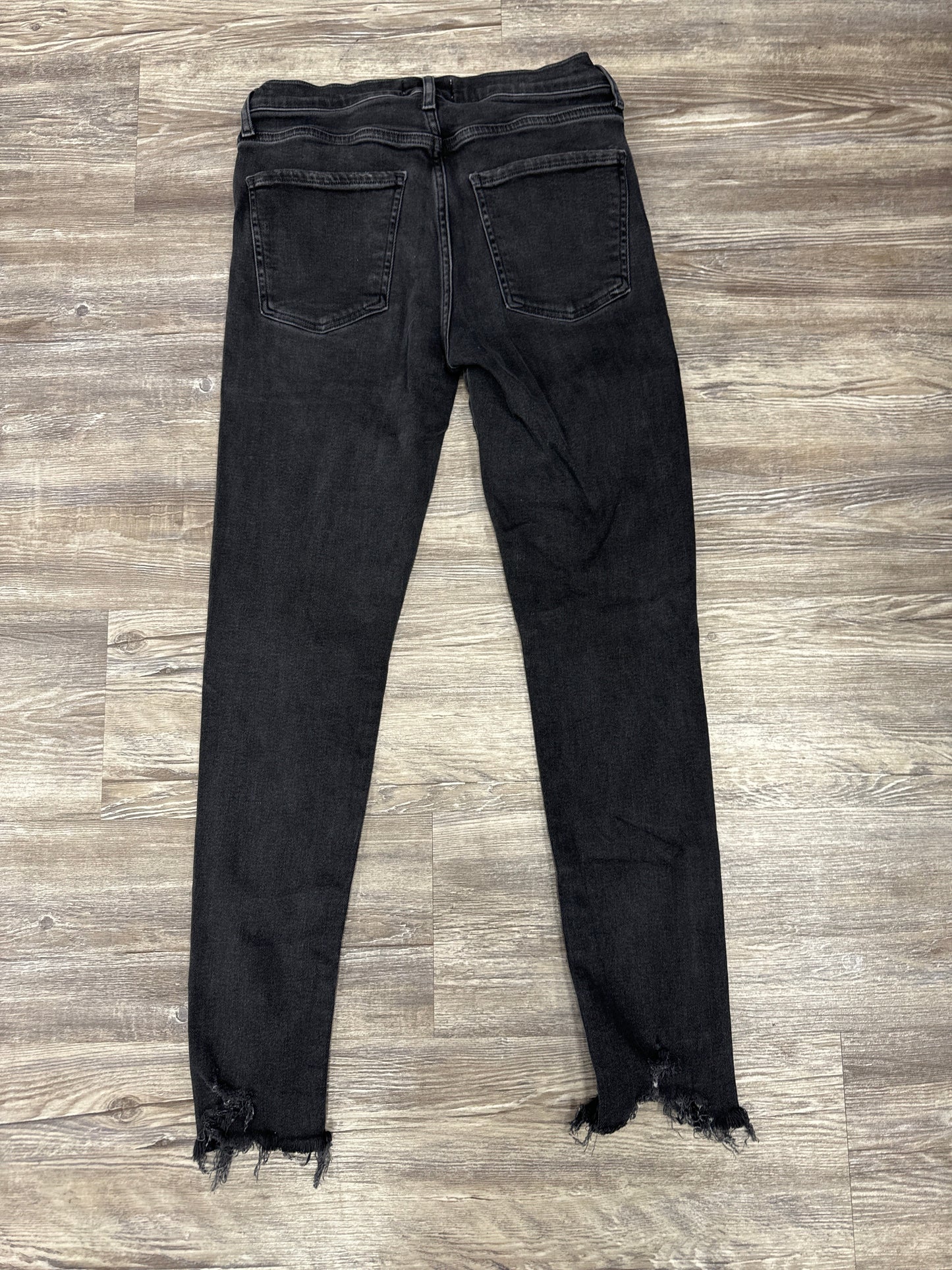 Jeans Designer By Agolde In Black Denim, Size: 6