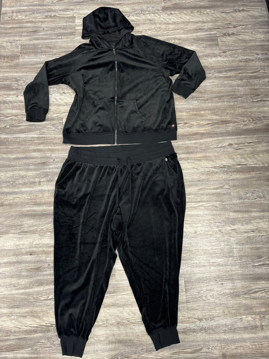 Pants Set 2pc By Livi Active In Black, Size: 28