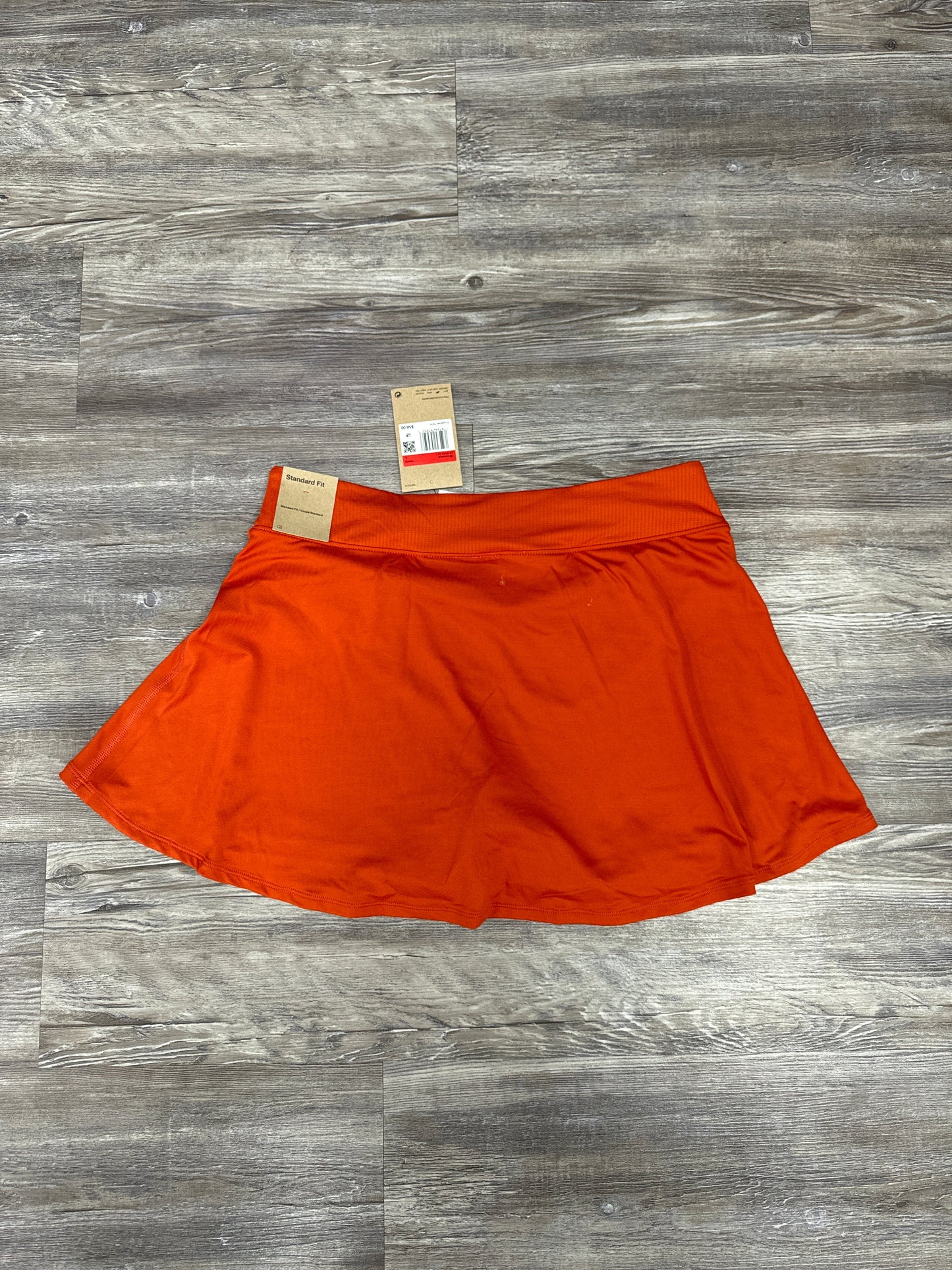 Athletic Skort By Nike Apparel In Orange, Size: L