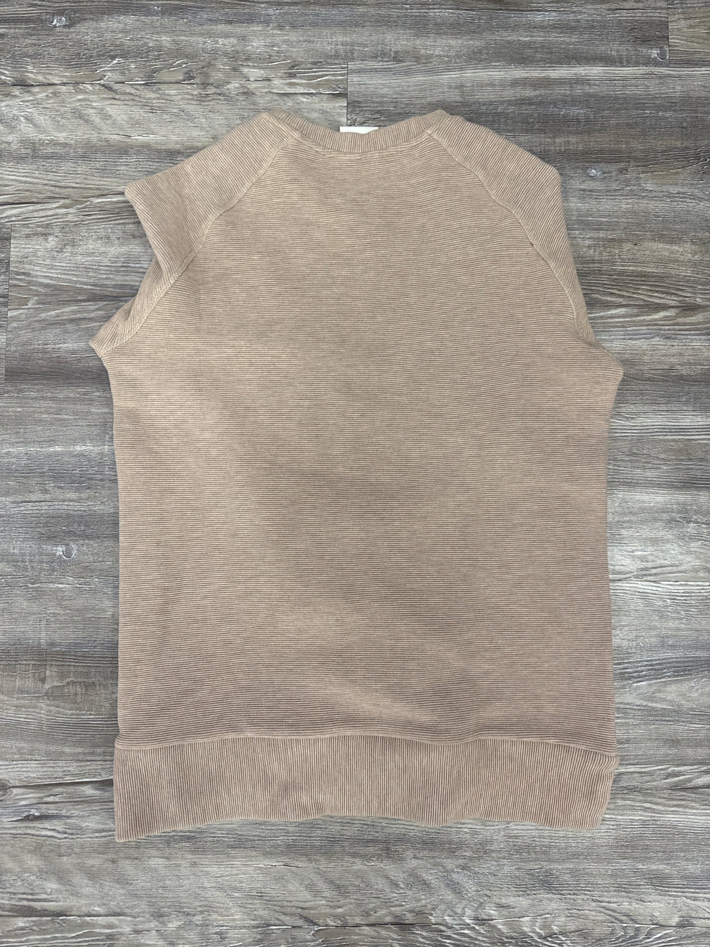 Sweatshirt Crewneck By Varley In Tan, Size: S