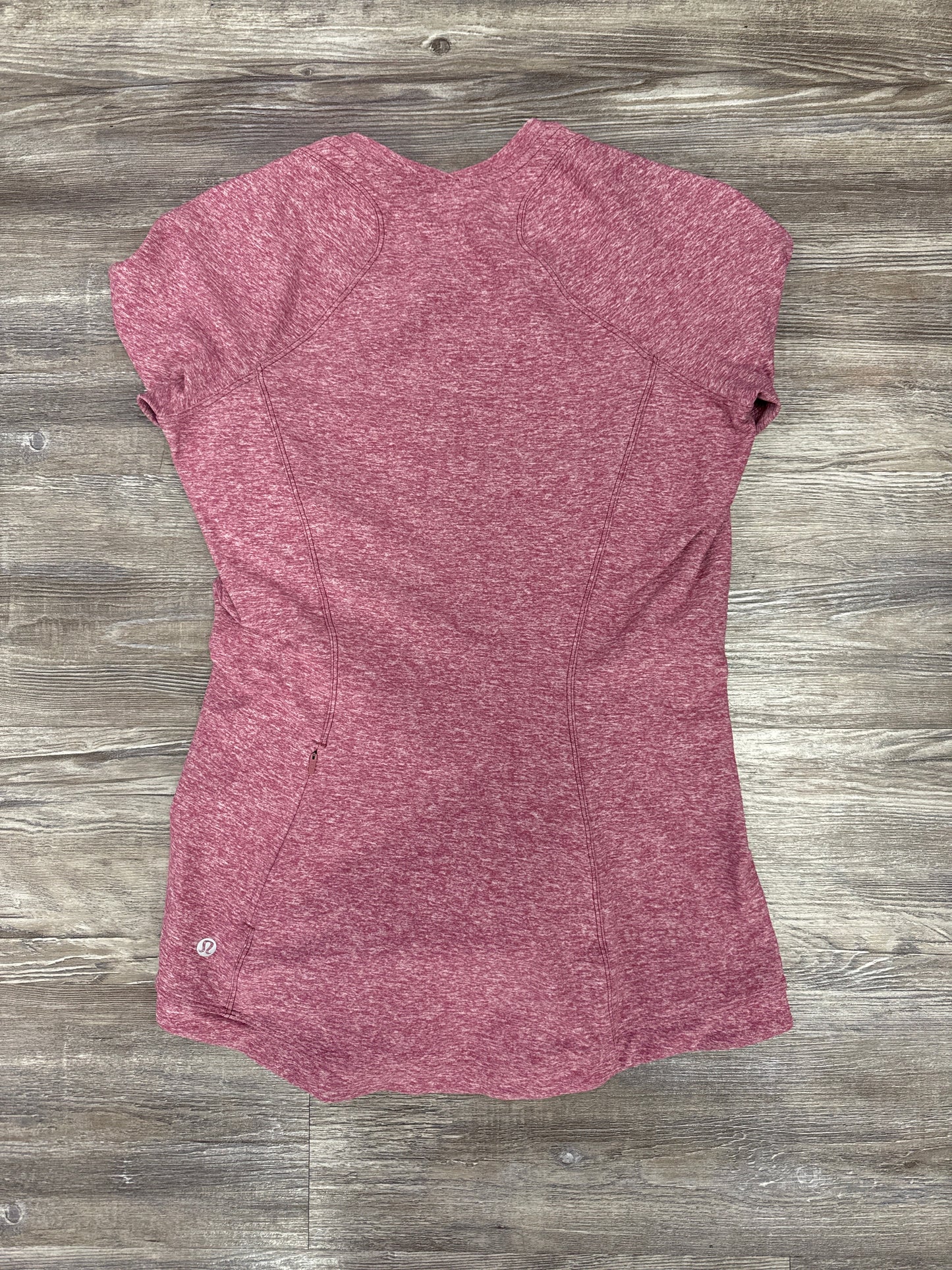 Athletic Top Long Sleeve Crewneck By Lululemon In Pink, Size: 8