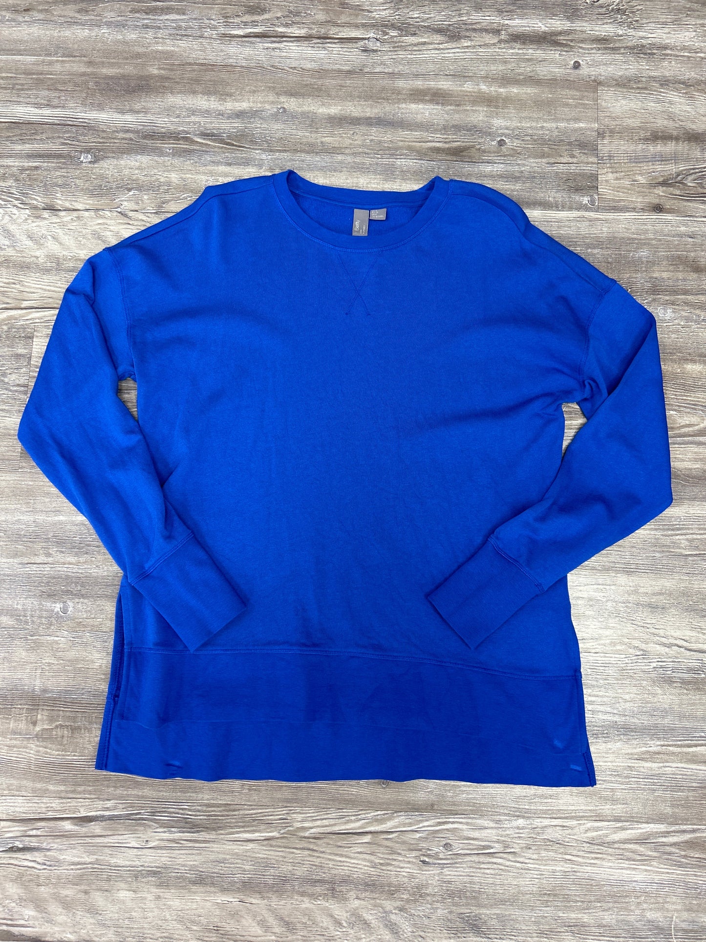 Athletic Top Long Sleeve Crewneck By Sweaty Betty In Blue, Size: S