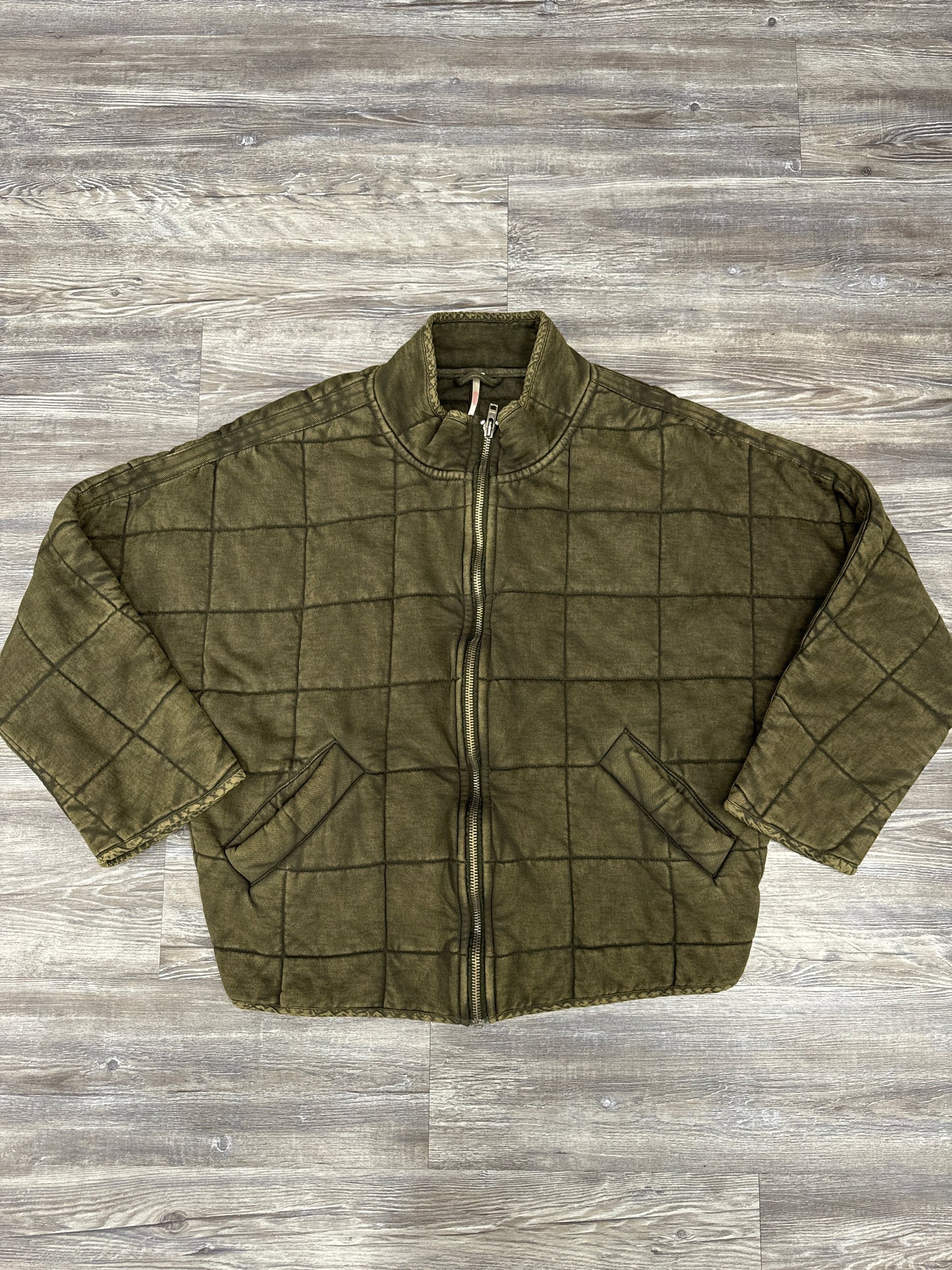 Coat Puffer & Quilted By Free People In Green, Size: M