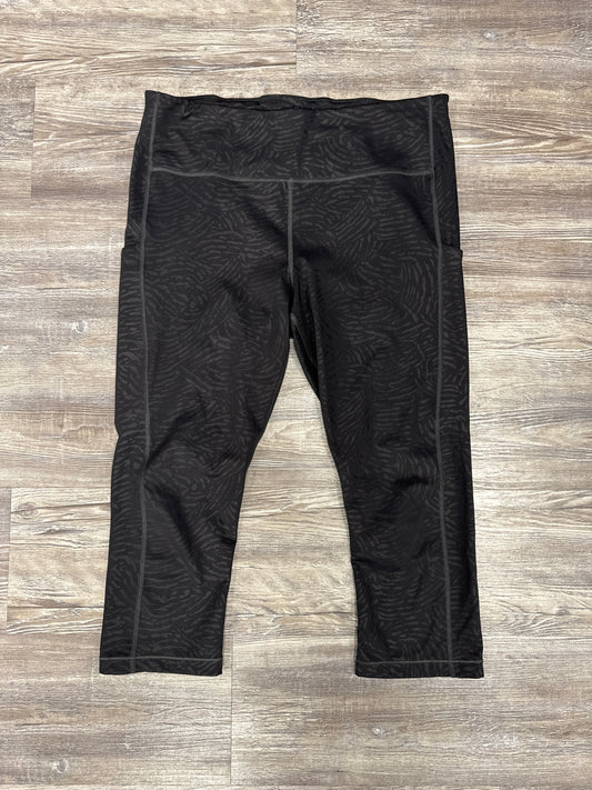 Athletic Leggings Capris By Athleta In Black, Size: L