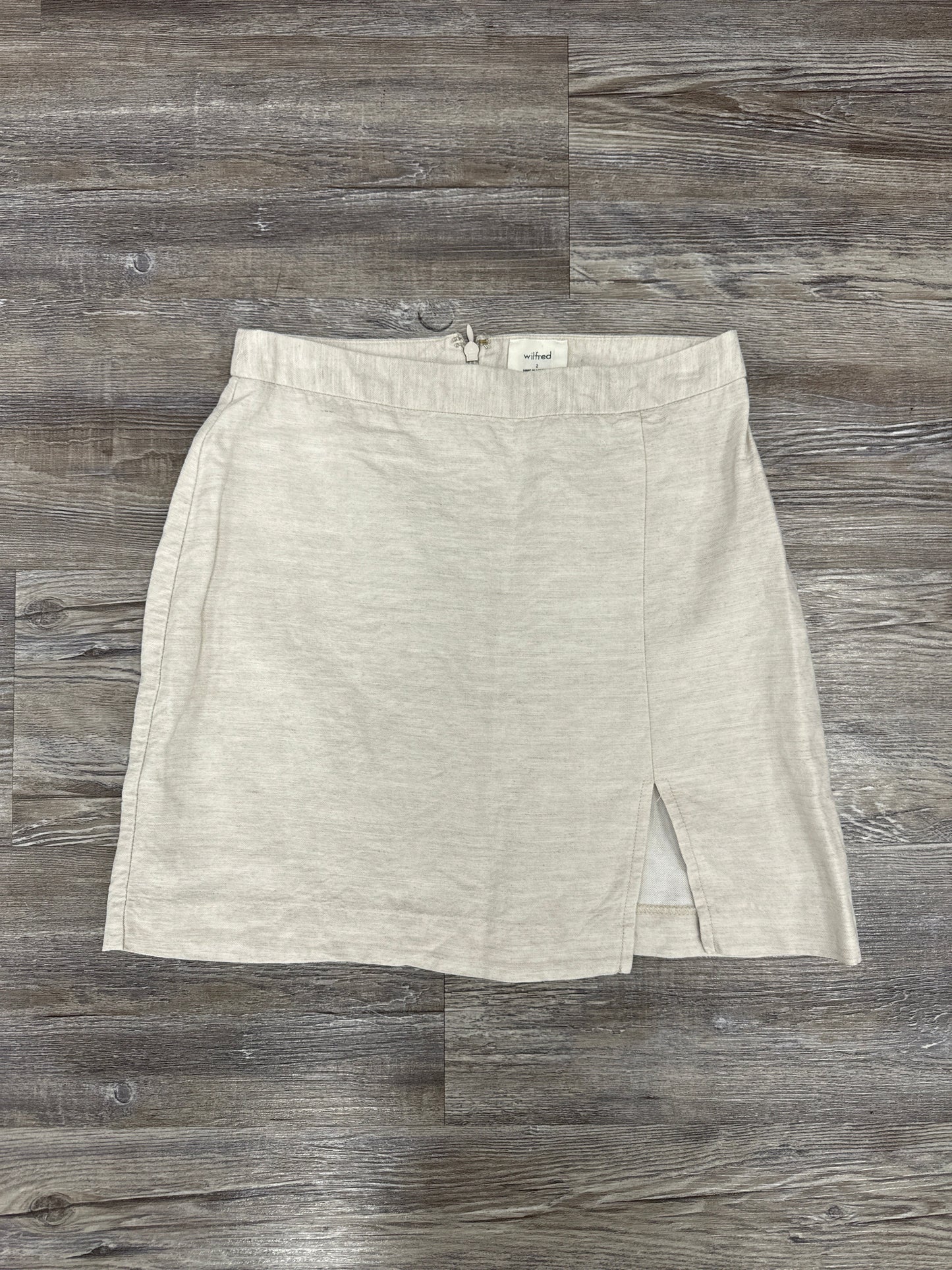 Skirt Mini & Short By Wilfred In Tan, Size: 2