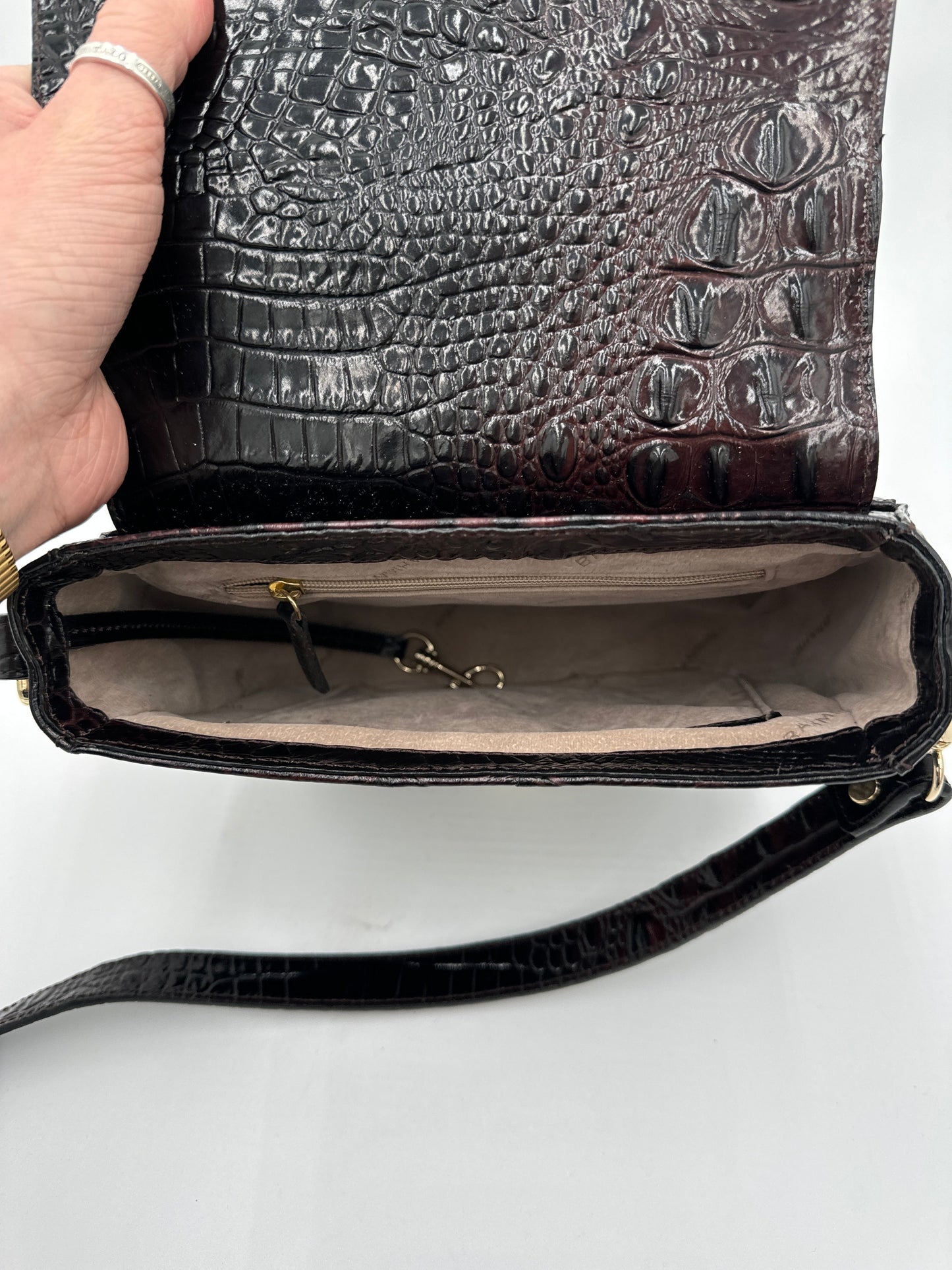 Crossbody Designer By Brahmin, Size: Medium