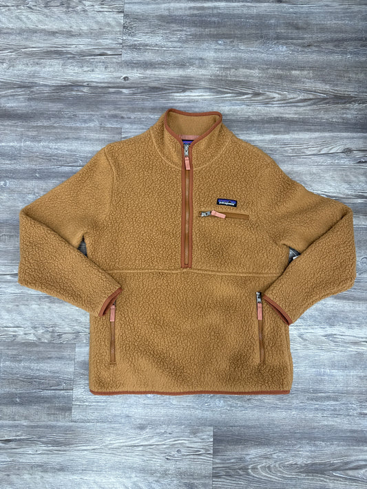 Jacket Fleece By Patagonia In Tan, Size: S