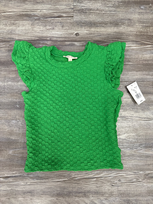 Top Short Sleeve By Moa Moa In Green, Size: M