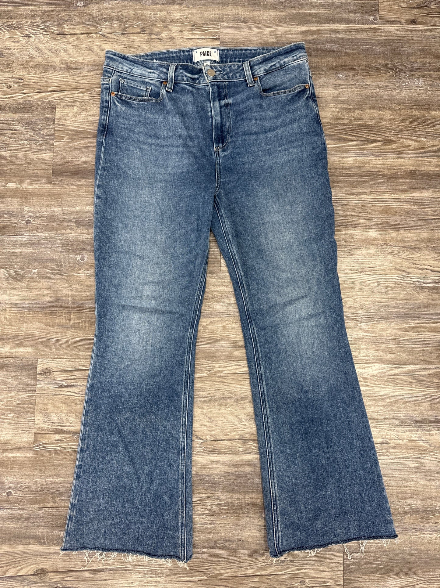 Jeans Designer By Paige In Blue Denim, Size: 12