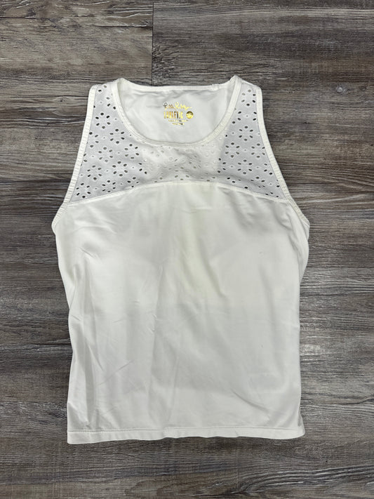 Tank Top Designer By Lilly Pulitzer In White, Size: S