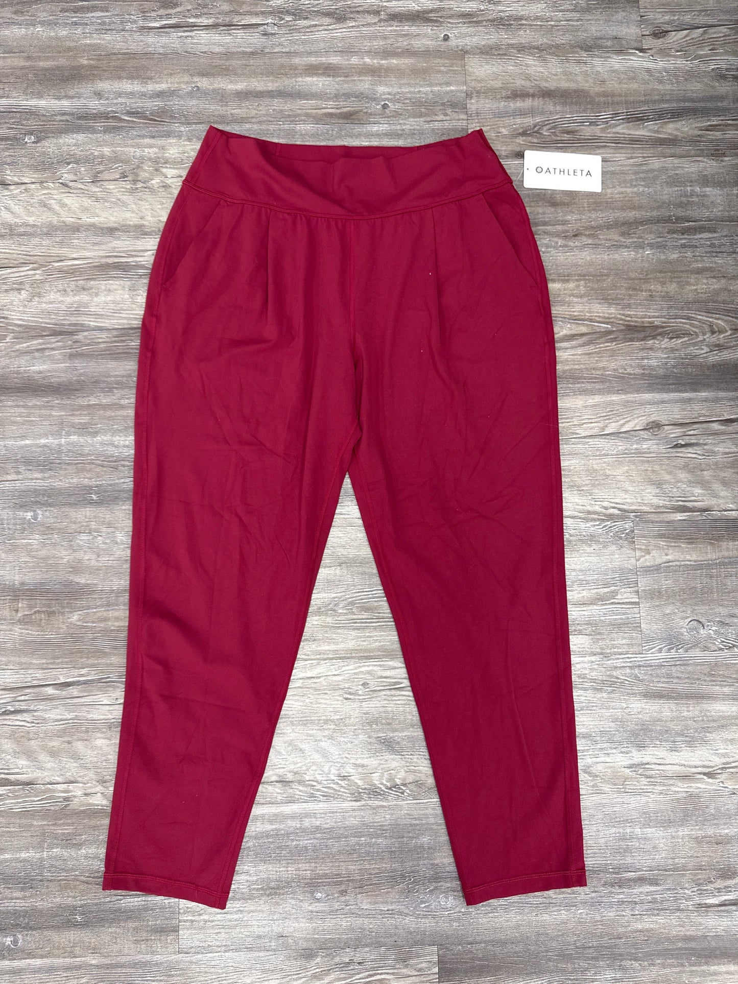 Athletic Pants By Athleta In Red, Size: Xl