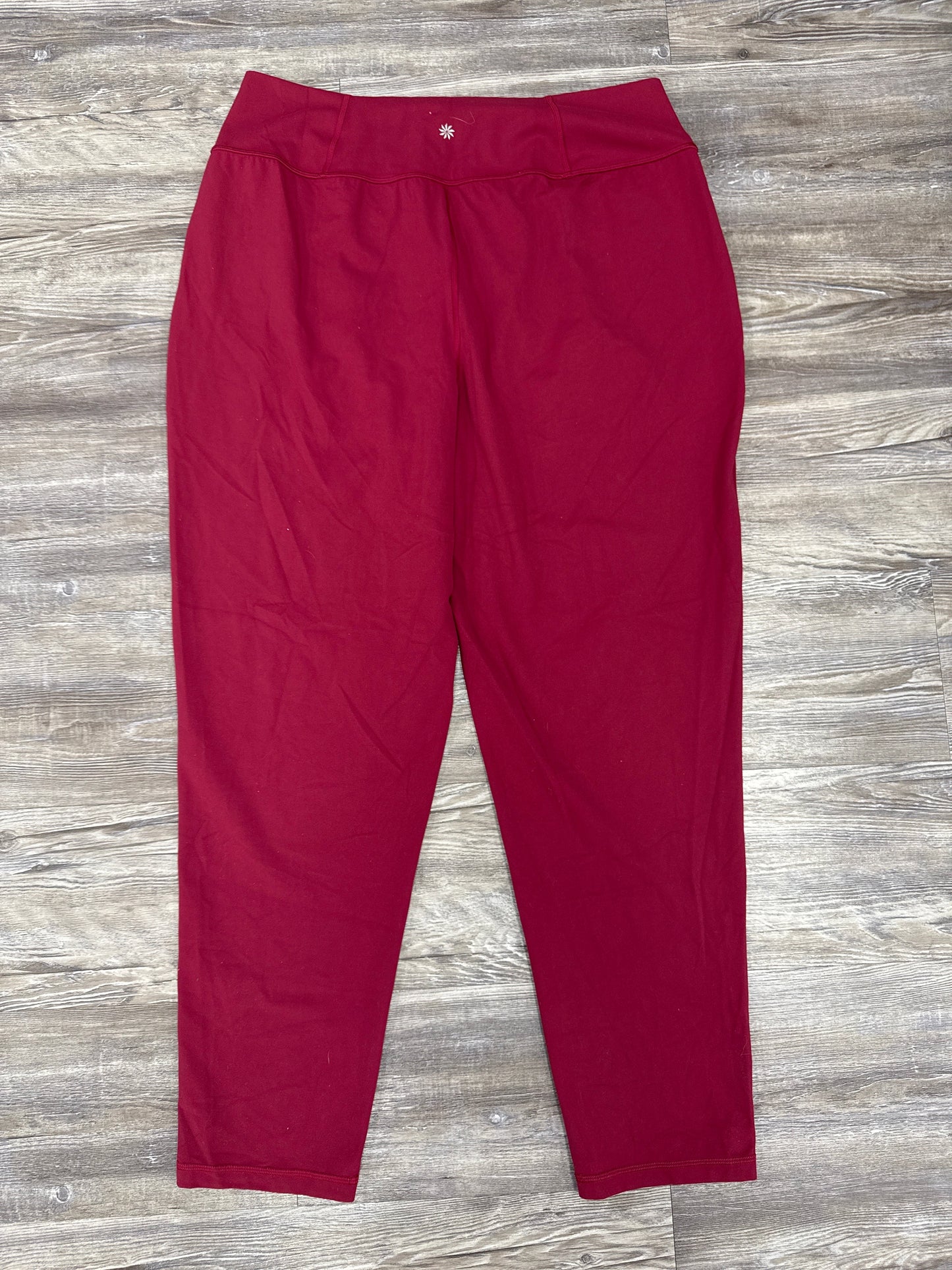 Athletic Pants By Athleta In Red, Size: Xl