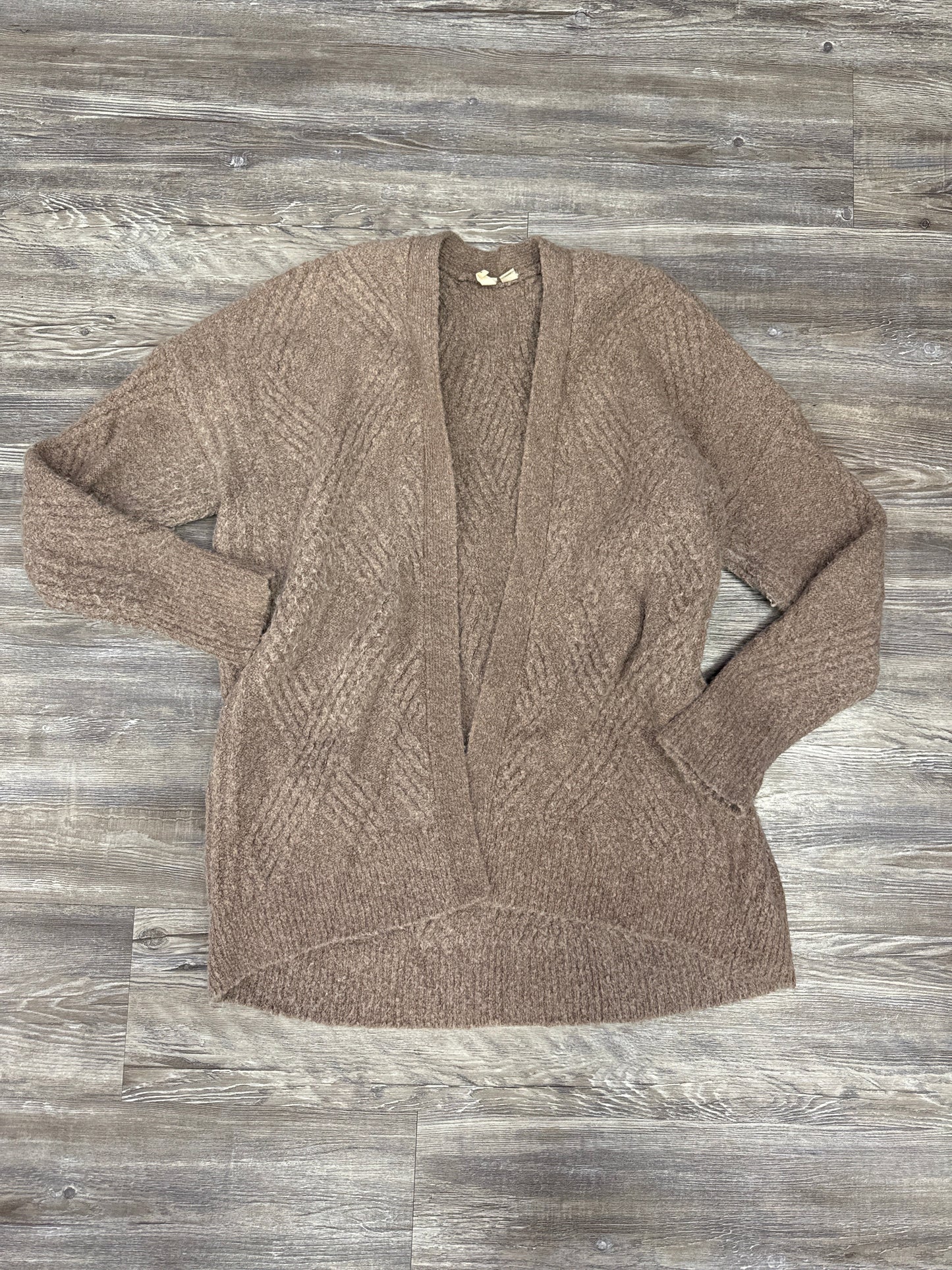 Sweater Cardigan By Moth In Brown, Size: M