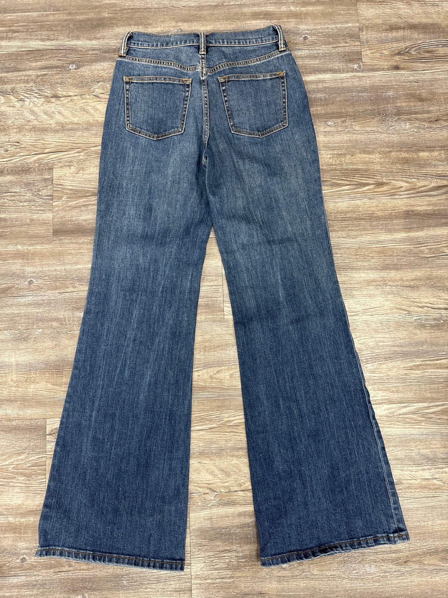 Jeans Flared By Vince In Blue Denim, Size: 4