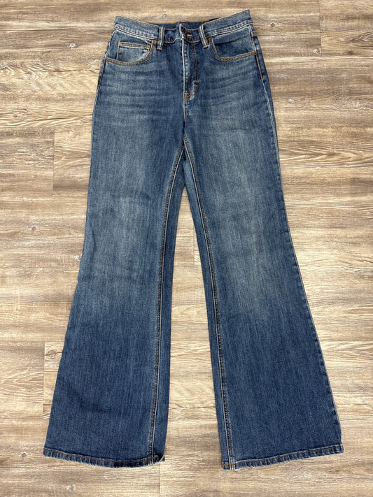 Jeans Flared By Vince In Blue Denim, Size: 4