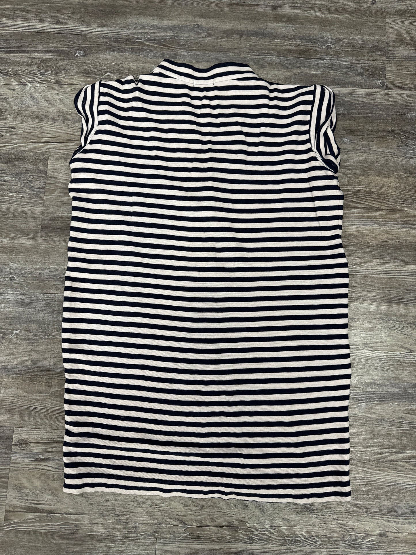 Dress Casual Short By Atm In Blue & White, Size: S