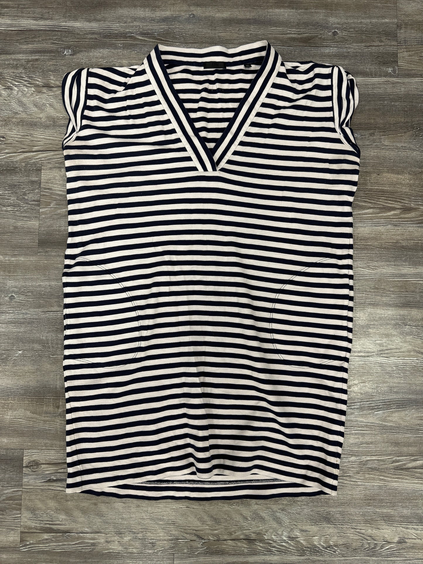 Dress Casual Short By Atm In Blue & White, Size: S