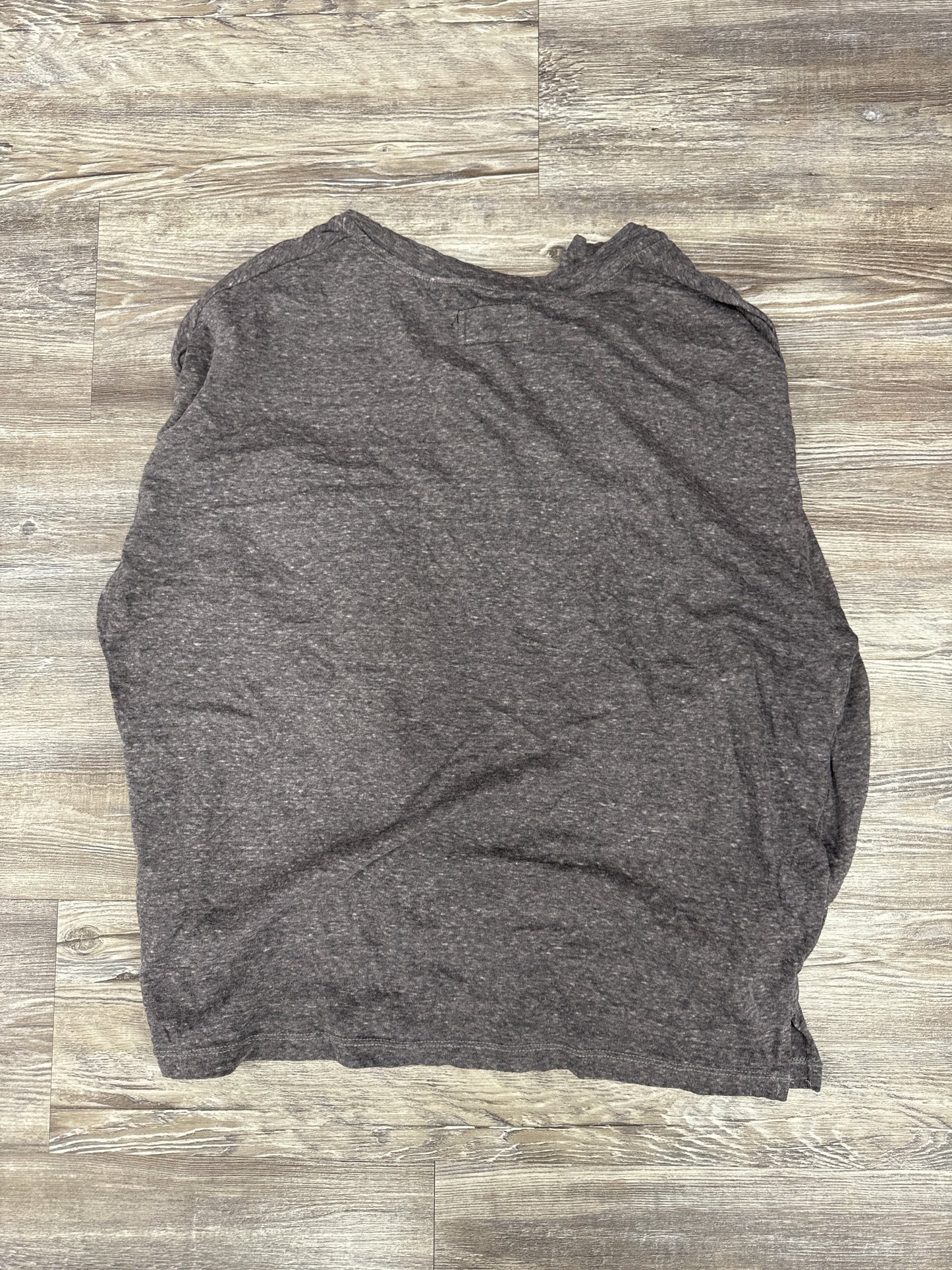 Top Long Sleeve By Current/elliott In Grey, Size: M