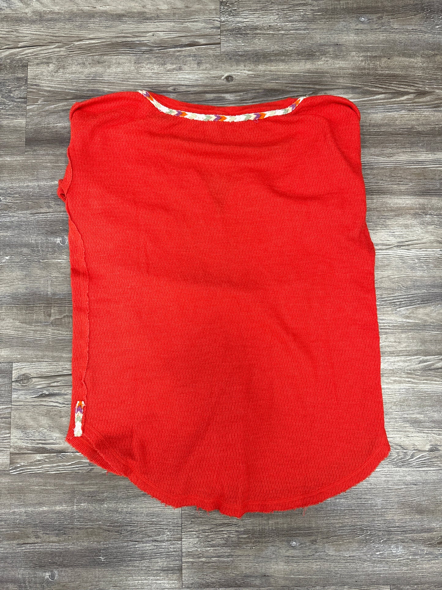 Top Long Sleeve By We The Free In Red, Size: Xl