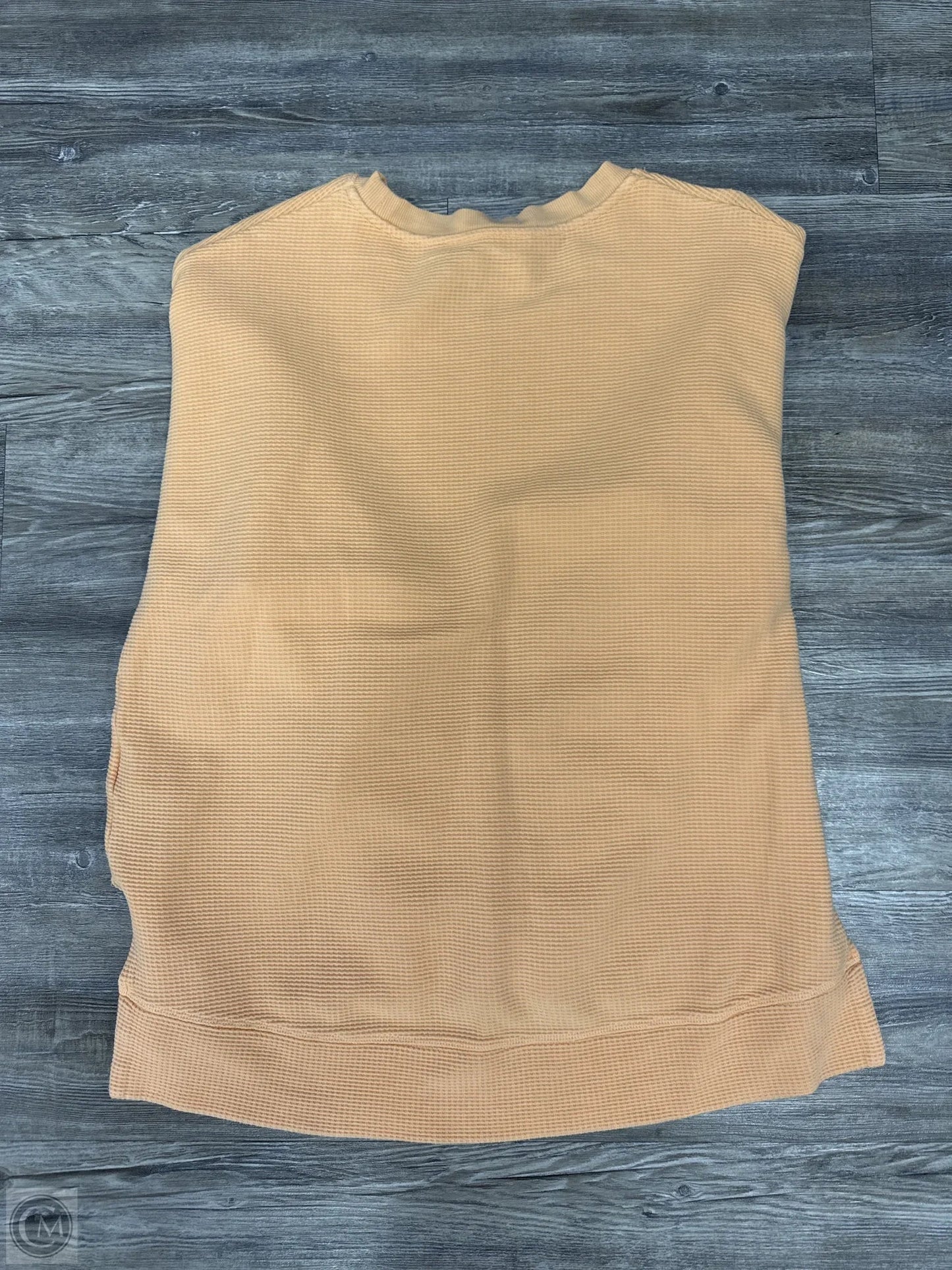 Athletic Top Long Sleeve Crewneck By Athleta In Orange, Size: Xl