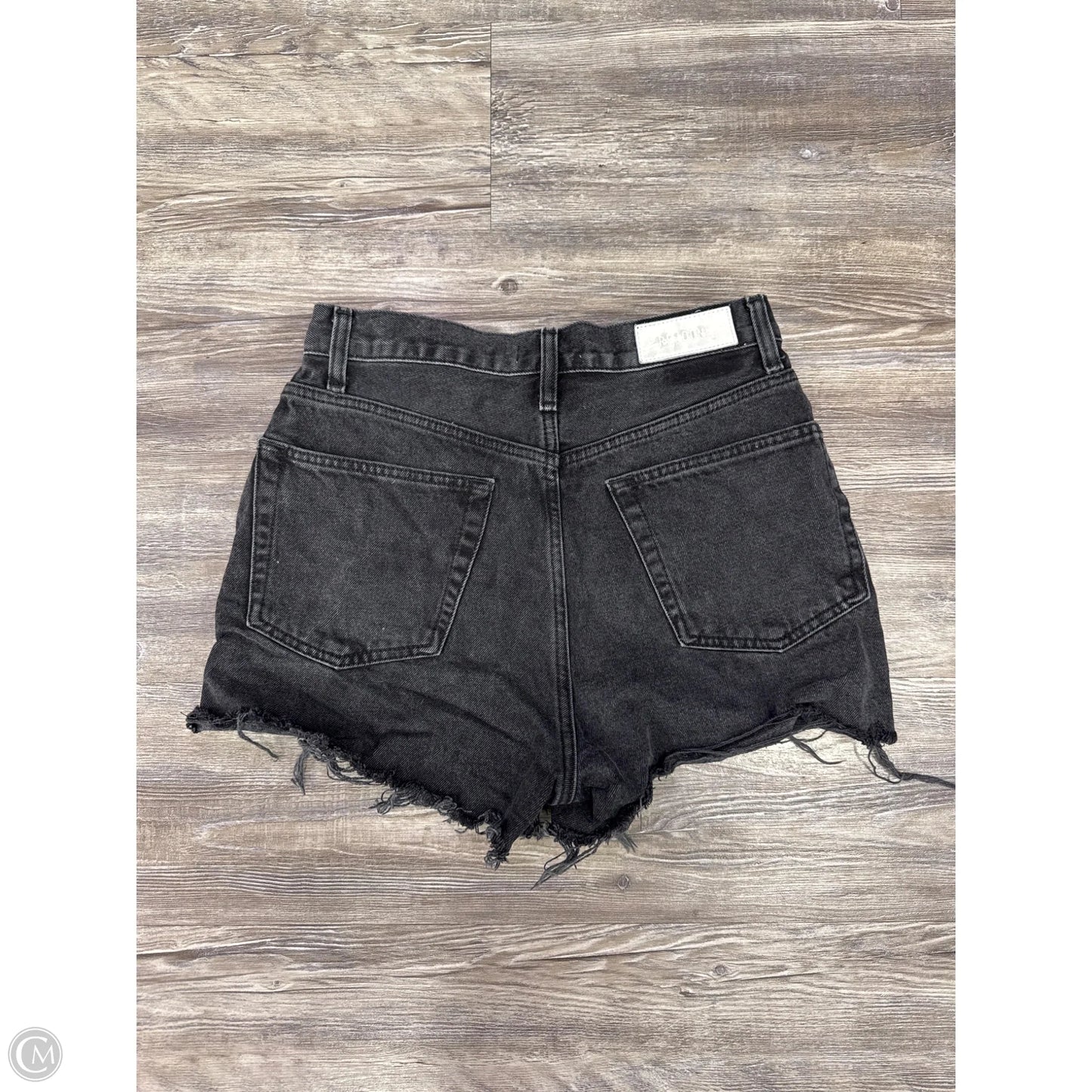 Shorts By RE/DONE In Black Denim, Size: 4