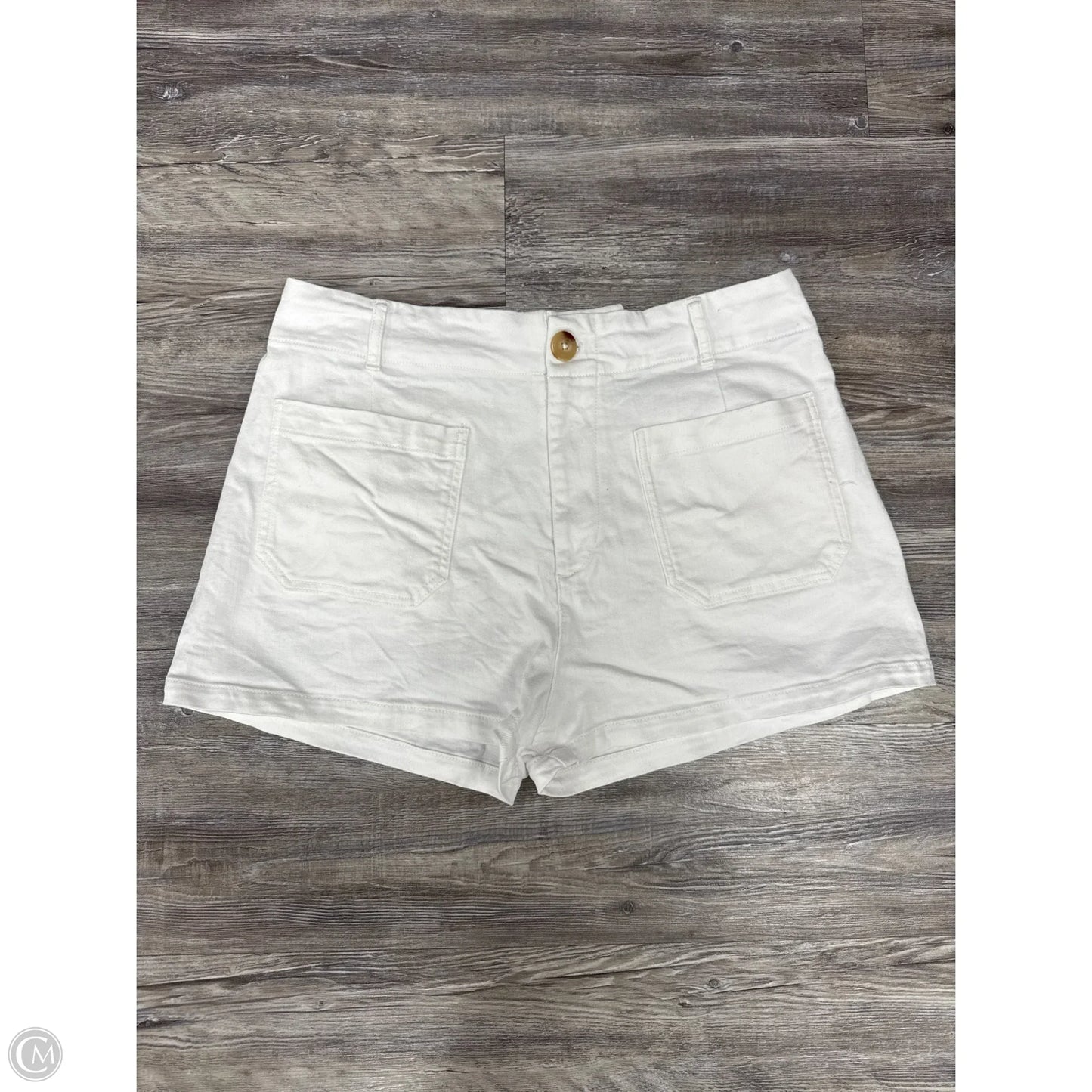 Shorts By Maeve In White Denim, Size: 18