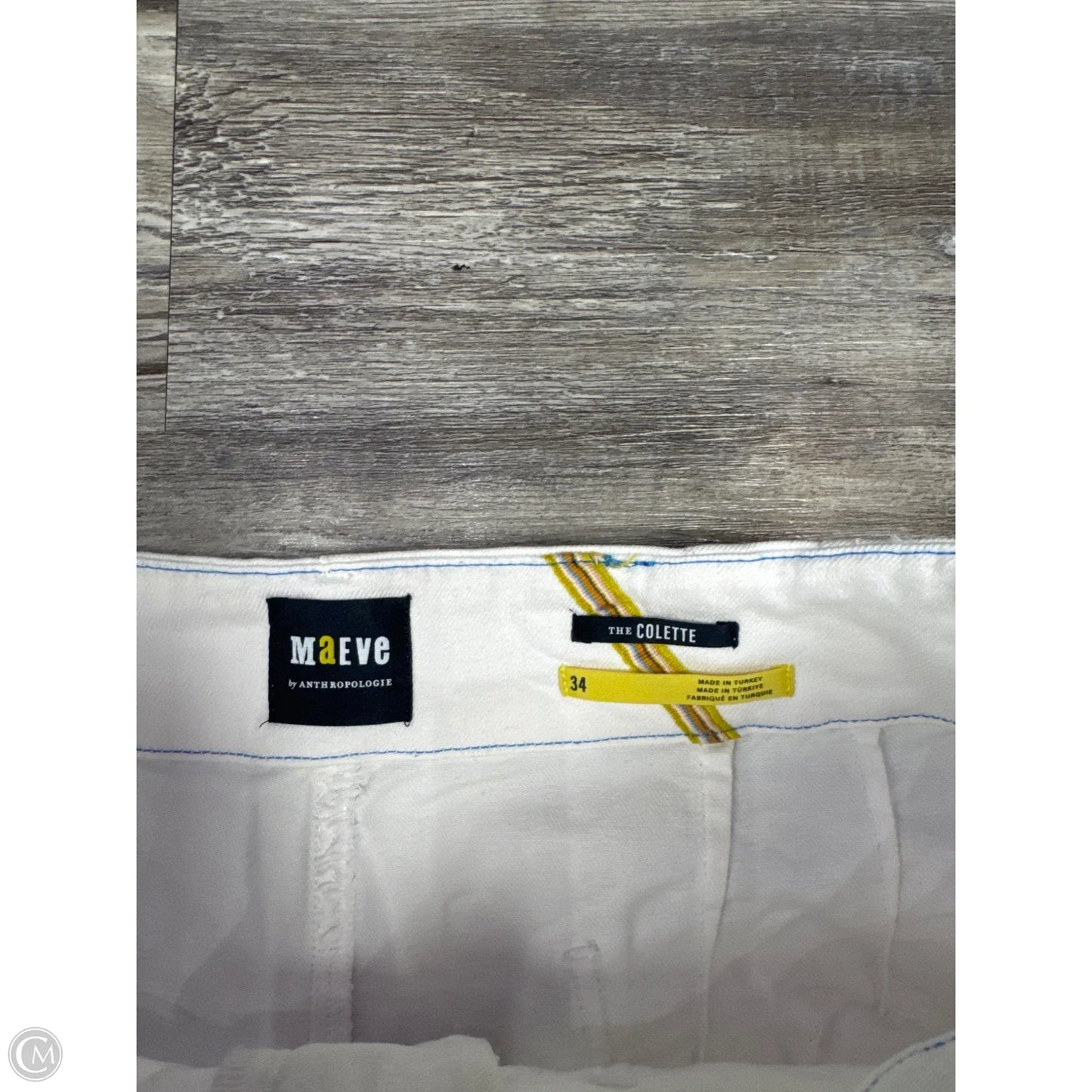 Shorts By Maeve In White Denim, Size: 18