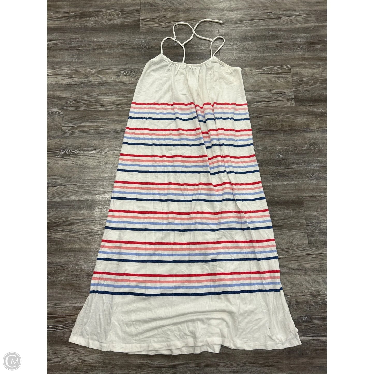 Dress Casual Maxi By Sundry In Blue Red & White, Size: M
