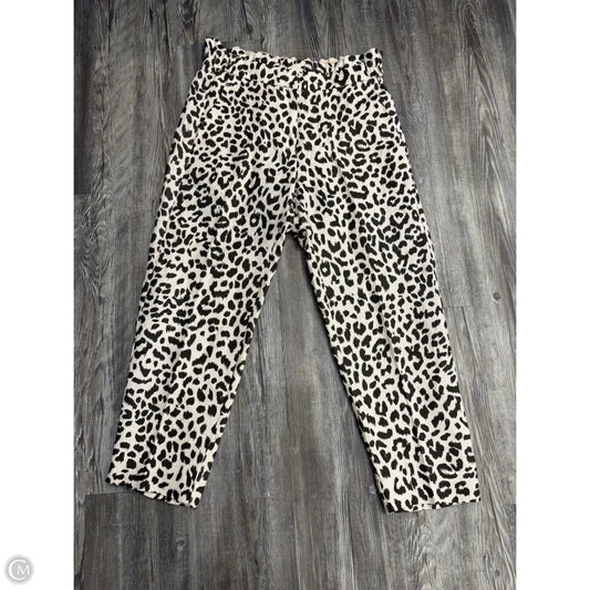 Pants Cropped By J. Crew In Animal Print, Size: 8p