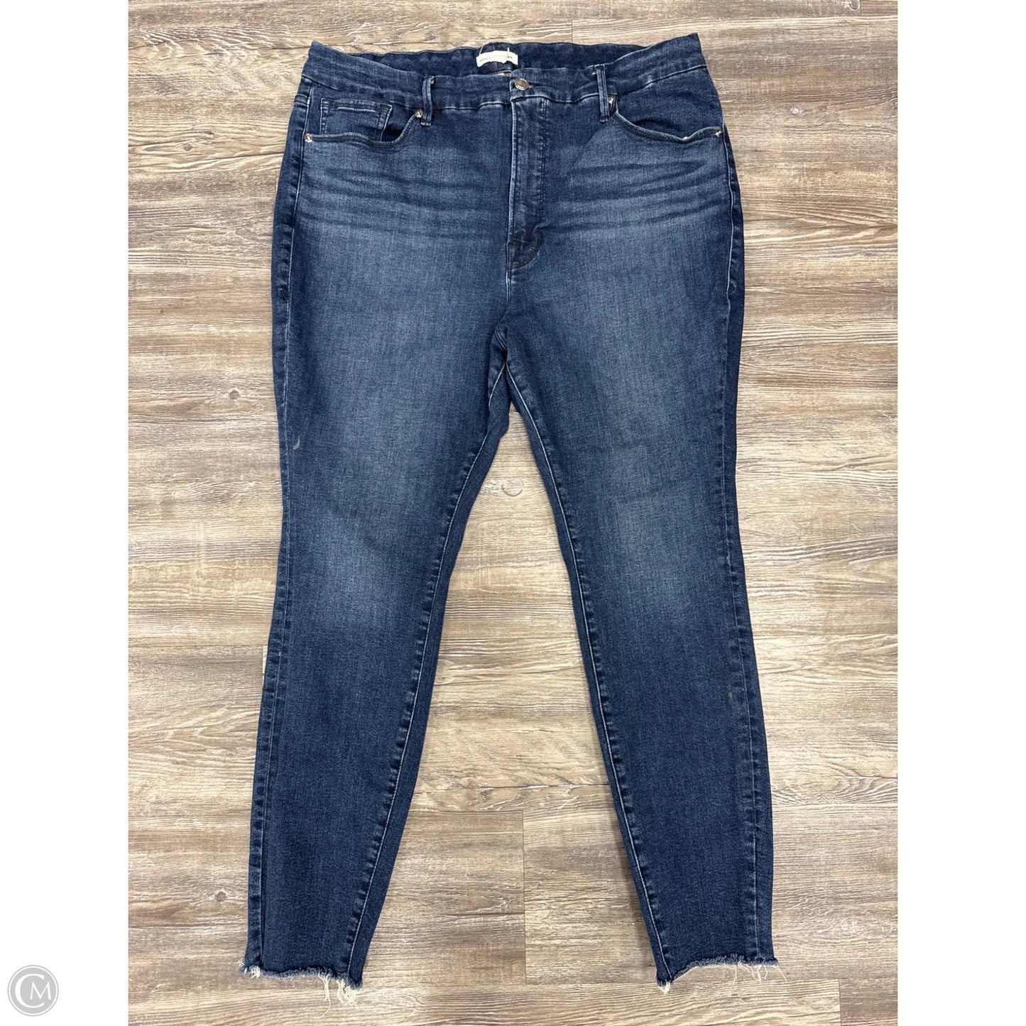 Jeans Designer By Good American In Blue Denim, Size: 20